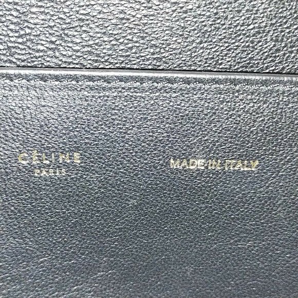 AUTHENTIC CELINE Hand Bag Black Enamel - Picture 6 of 10